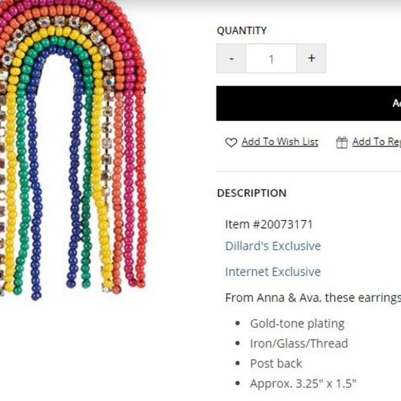 Beaded Rainbow Earrings 🌈🌈 - Picture 2 of 3